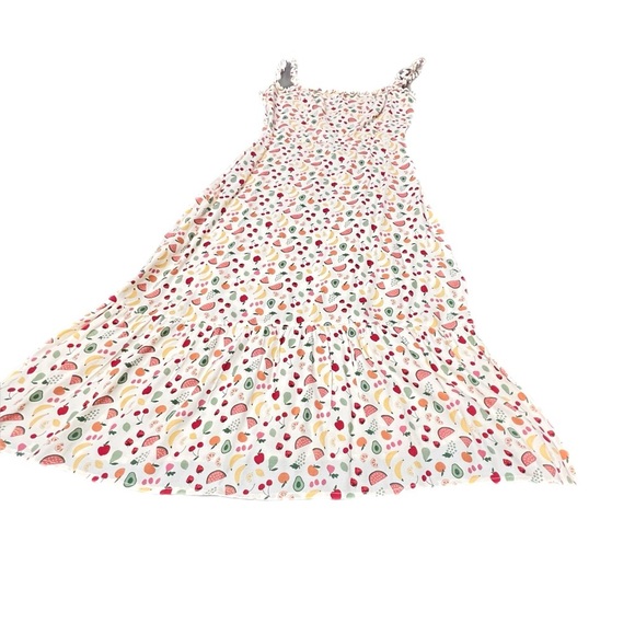 REFORMATION Tancy Fruit Print Midi Dress in Color cream - Picture 6 of 10